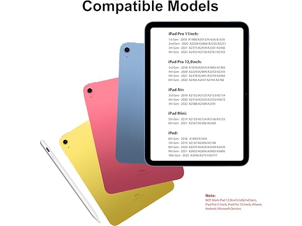 kathluce Stylus Pen for iPad 2018-2024