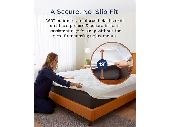 ViscoSoft Copper Mattress Topper Pad Mattress