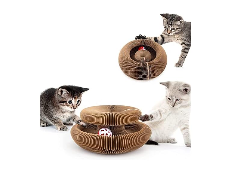Kitty Kurlz Pets-111 2 Pack Cat Scratcher Toy