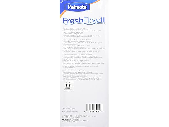 Petmate Fresh Flow II Fountain 110Oz