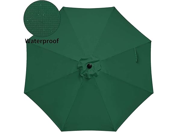 Simple Deluxe Simple Deluxe 9 FT Patio Umbrella with 2