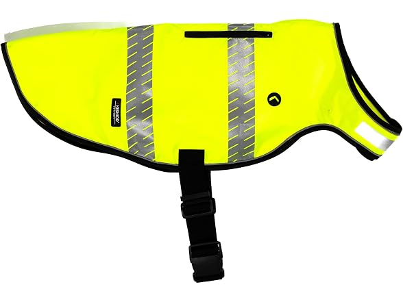 Reflective Dog Safety Vest Lime Medium