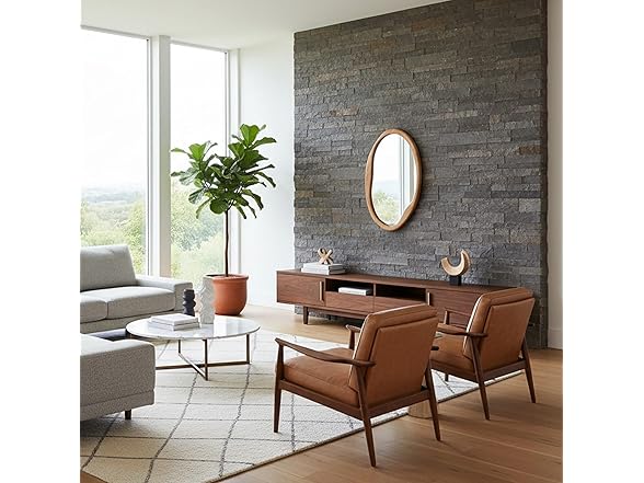 Howard Elliott Collection Quarry Oval Mirror