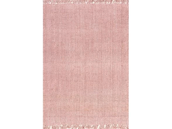 Nuloom Daniela Pink Handmade Jute Rug