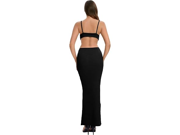 Floerns Women (S) Summer Cut Out V Neck Hem Dress