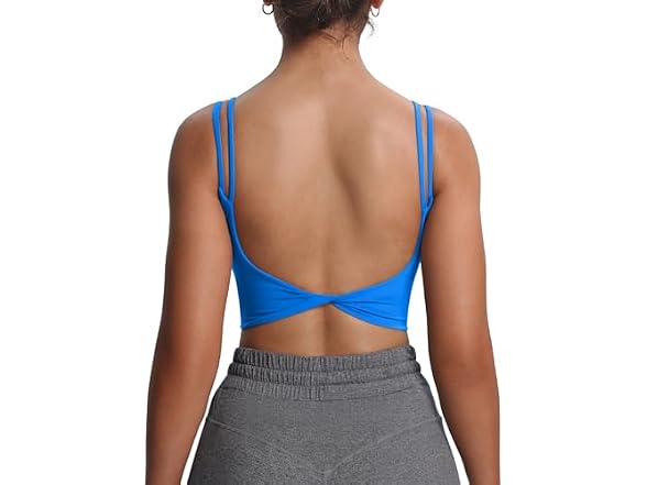 Aoxjox Women (M) Metamorph Twist Back Cami Bra