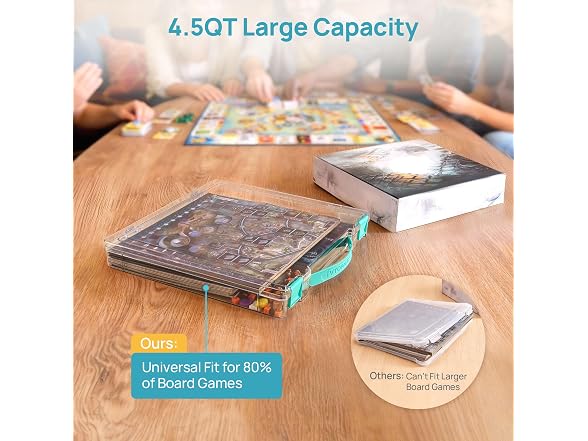 Vtopmart 3 Pack Board Game Storage Containers