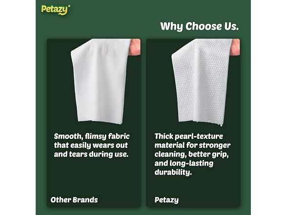 Petazy Pet Wipes for Dogs & Cats (400Ct)