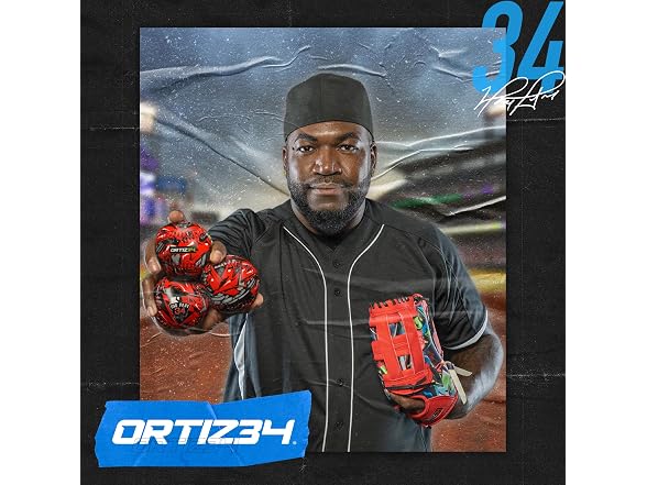 9" Graffiti T-Ball Glove David Ortiz Graffiti