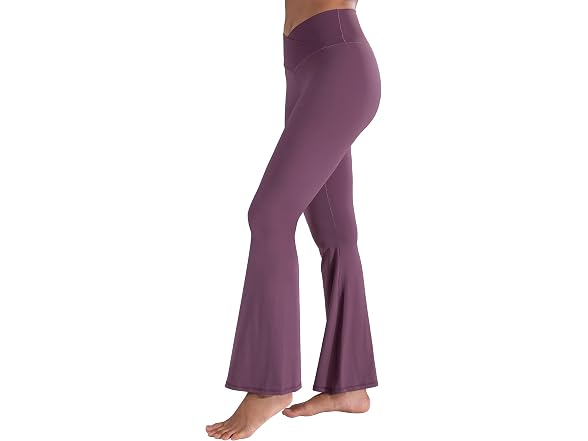 Sunzel Flare Leggings 30in S Burgundy