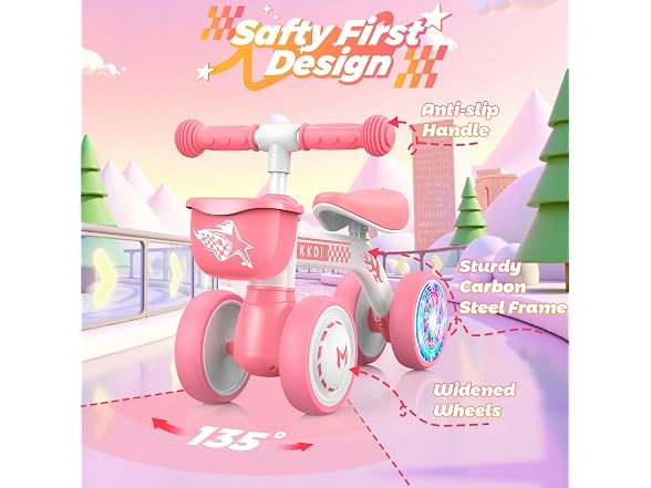 Kkdi W0562 Pink Balance Bike