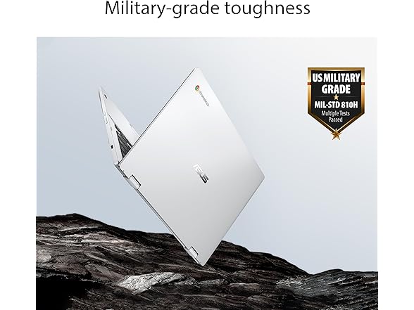 ASUS Chromebook Flip CX1 Convertible Laptop, 14" FHD NanoEdge 360-degree Touchscreen, Intel Celeron N4500 Processor, 128GB eMMC Storage, 8GB RAM, ChromeOS, Transparent Silver, CX1400FKA-AS88FT (Open Box)