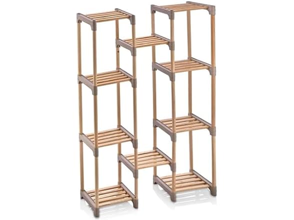 Honey-Can-Do 10-Tier Wood Plant Stand