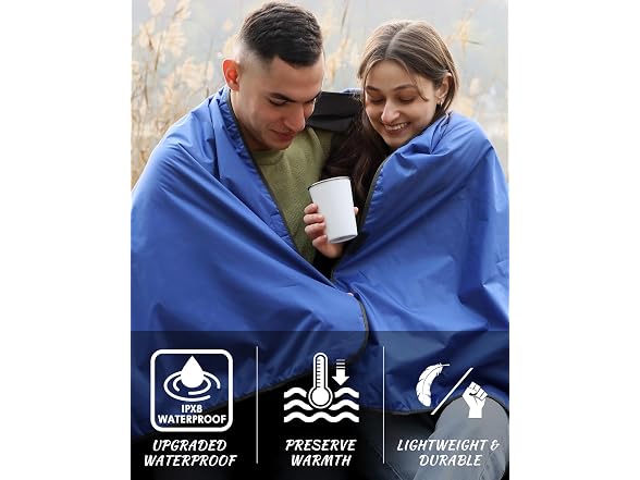 DUKUSEEK Hooded Waterproof Stadium Blanket