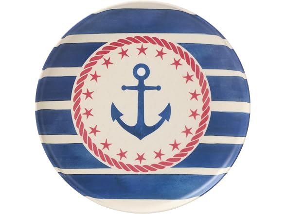 Oneida 24 Seven Aweigh We Go Melamine 18-Piece Dinnerware Set