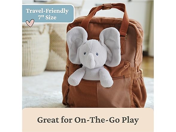 GUND Baby Peek-a-Boo Flappy Elephant Plush