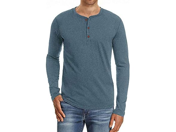 Nitagut Men (XL) Casual Slim Long Sleeve Shirts