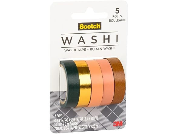Scotch Washi Tape, Sunset Design