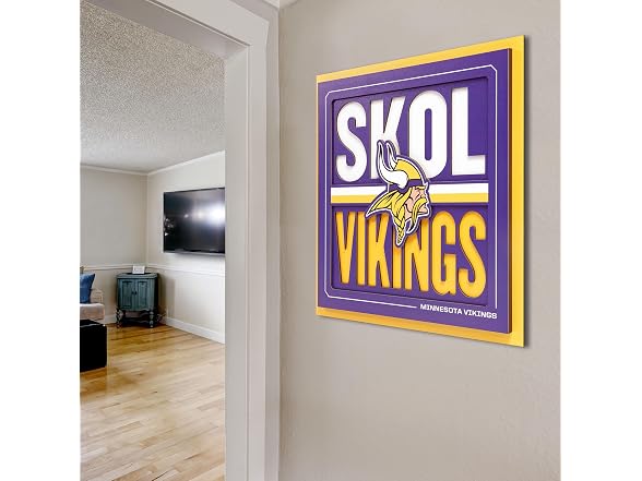YouTheFan NFL Vikings Slogan Series Wall Art - Gallery 3