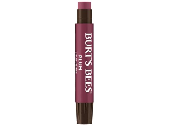 Burt's Bees 100% Natural Moisturizing Lip Shimmer, Plum - 1 Tube