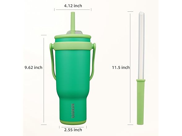 BJPKPK 40 OZ Insulated Travel Tumbler Olive Green