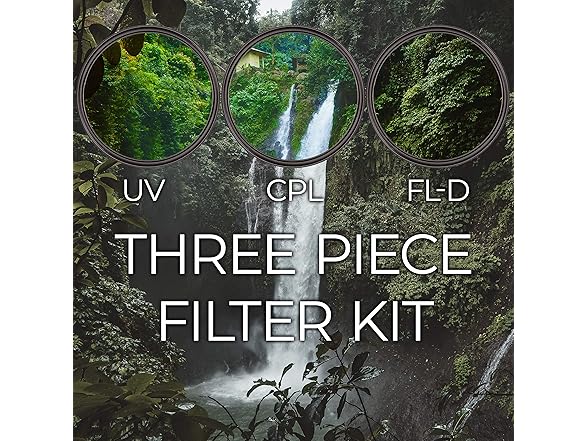 Ultimaxx 3 Piece Professional Filter Kit