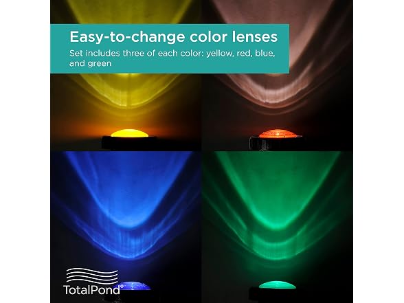 TotalPond Pond and Landscape LED Lights, 3-Piece Set