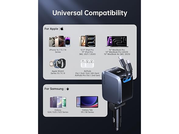 EWITGO Retractable Car Charger - Gallery 7