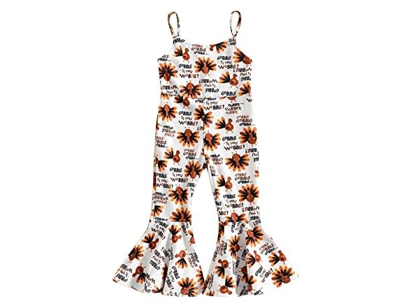 Toddler Girl Thanksgiving Romper Set
