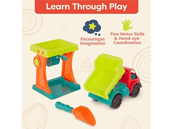 B. toys – Sandy Sifter Playset