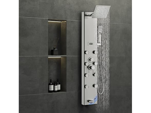 Shower Panel System, 5 Shower Modes, Digital