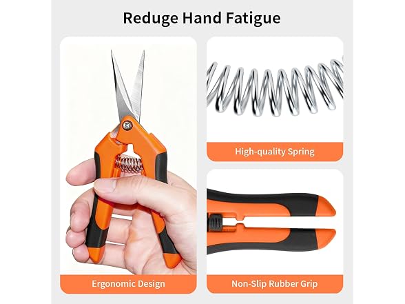 Drametic+ GAR-13 4 Pcs Garden Pruning Shears