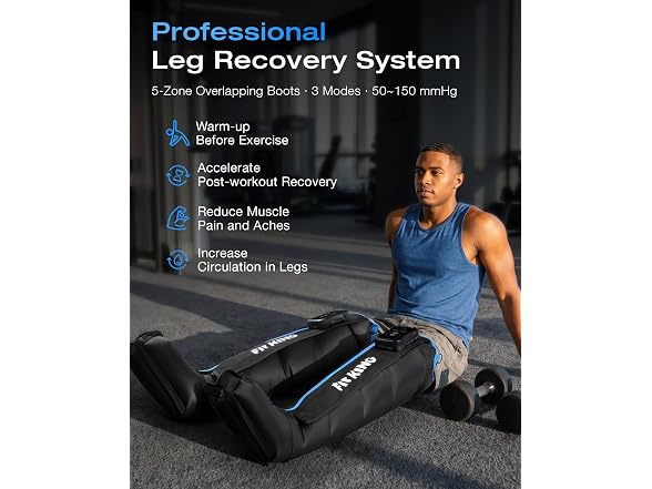 FIT KING Cordless Air Compression Boots