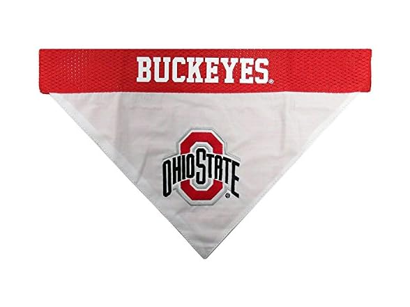 Pets First Collegiate Pet Accessories, Reversible, Ohio St