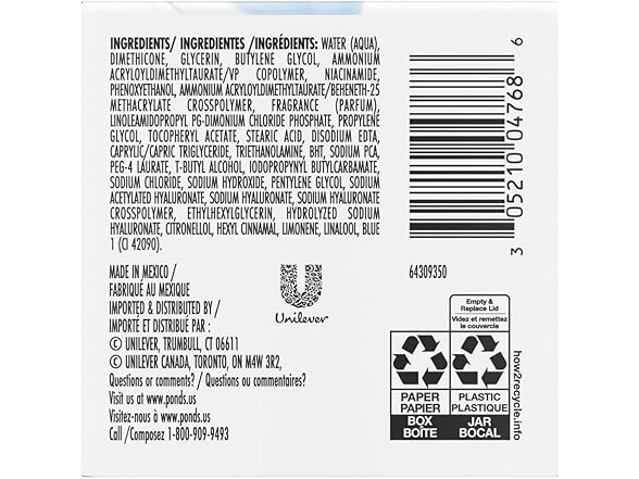 POND'S Fresh Hydration Gel Moisturizer 3.4oz