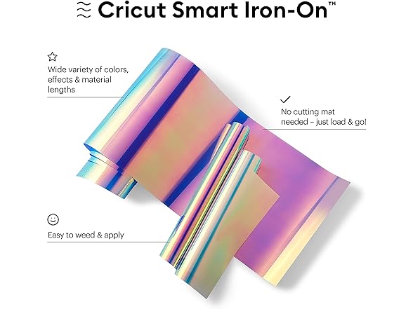 Cricut Smart Iron On- 3ft Roll VARIES
