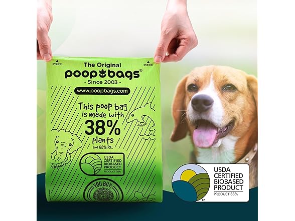 The Original Poop Bags® USDA Certified 3