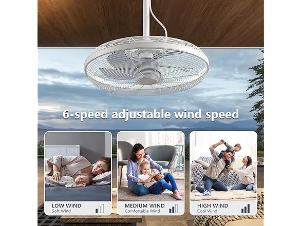 AHAWILL 20'' Gazebo Fan