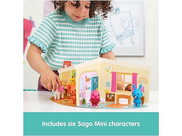 Sago Mini, Figurine Pack with 6 Toy Figures Set