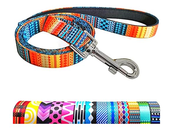 MayPaw Printing Floral Pattern Dog Leash, 6F