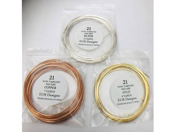 Square Wire 21G Jewelry Anti-Tarnish