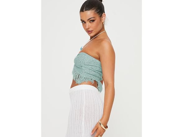 Princess Polly Kovac Reversible Fringe Tube Top