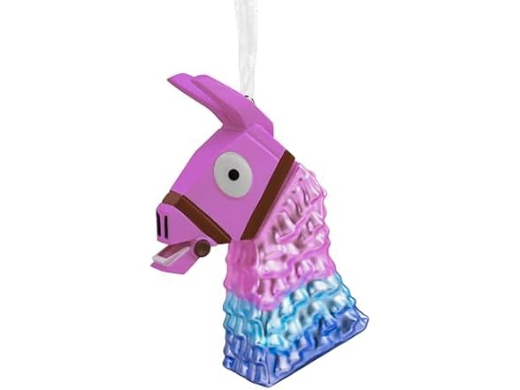 Hallmark Fortnite Llama Loot Blown Glass Christmas Ornament