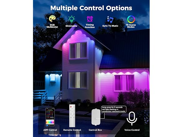 DeckTok Permanent RGB Lights 100FT
