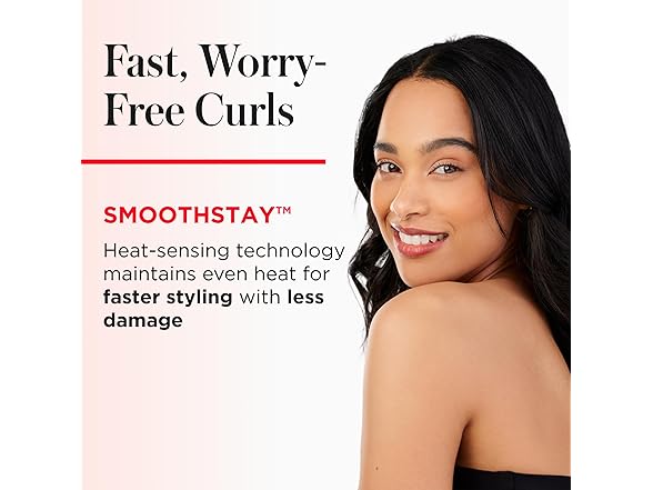 REVLON SmoothStay Coconut Oil Infused Hair Curling Iron