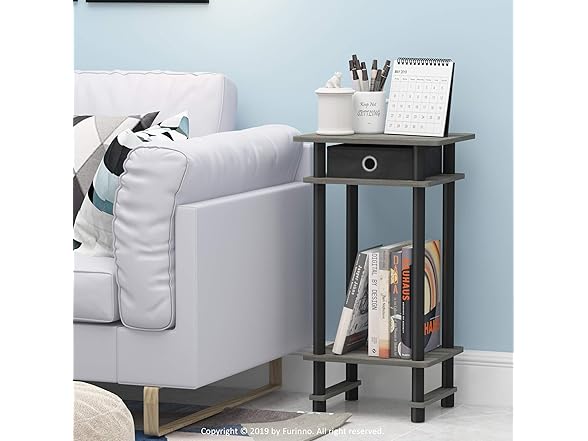 Furinno Turn-N-Tube Tall End Table