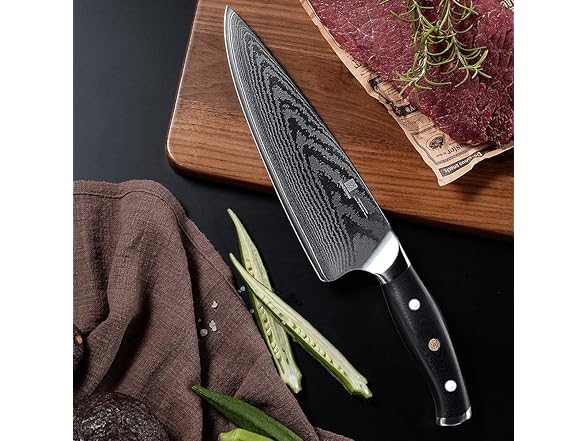 zongchuan 13C Max Damascus Meat Cleaver