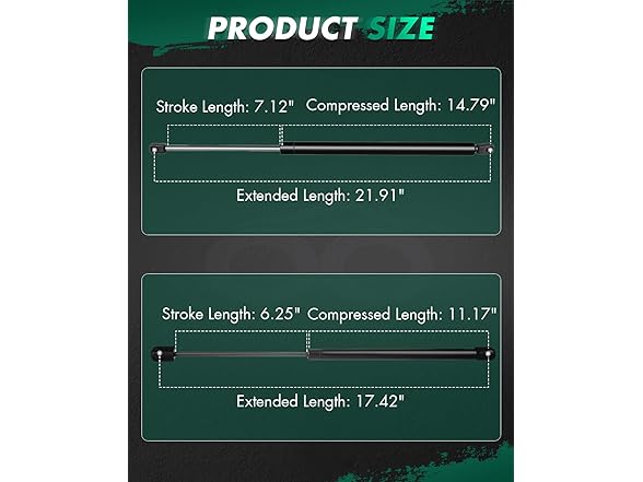 Rear Liftgate Struts Ford Escape