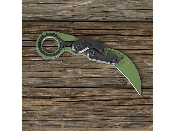 CRKT Provoke Knife Kinematic Karambit Green