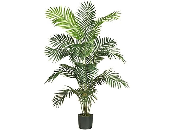 Nearly Natural 5.5ft Palm Tree Green